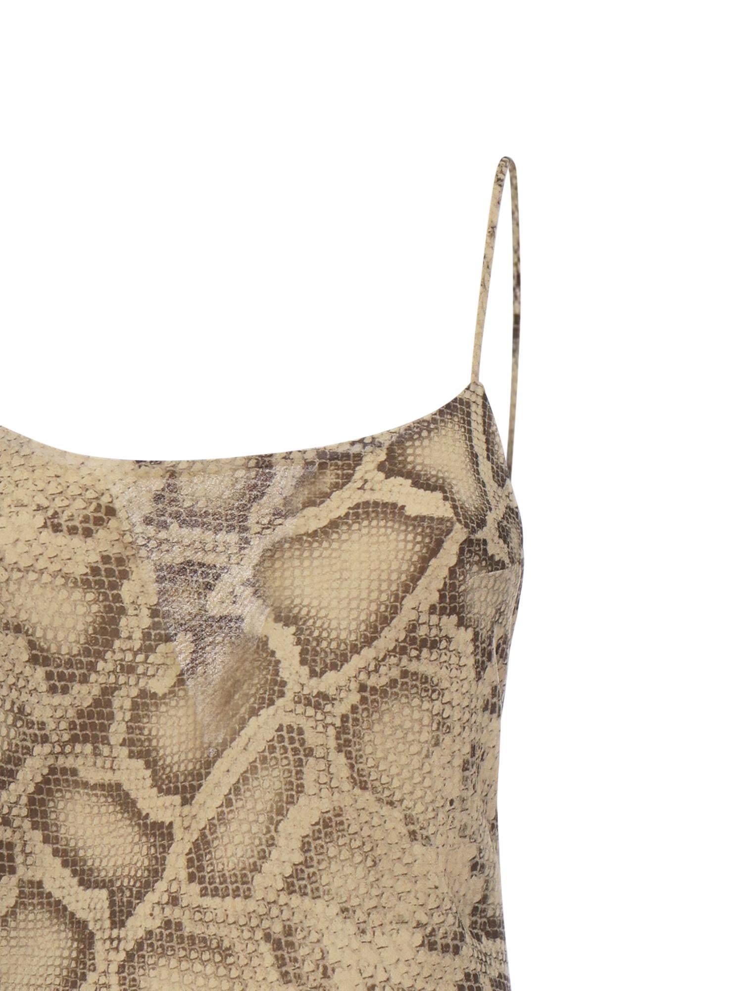 Abito lungo Ninfea T190131A TNP264NATURAL PYTHON THE ANDAMANE 