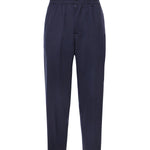 Pantaloni Astro in gabardine di misto lana ASTRO BLU GIULIANO GALIANO 