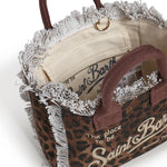 Borsa Vanity mini in canvas leopardato VAMI001 00190L MC2 SAINT BARTH 
