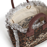 Borsa Vanity mini in canvas leopardato VAMI001 00190L MC2 SAINT BARTH 