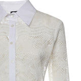 Camicia in tulle e pizzo 106600 A381Z05 PINKO 
