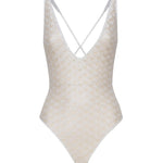 Costume intero con bretelline sottili incrociate MC22SP03 BR00TC14001 MISSONI 