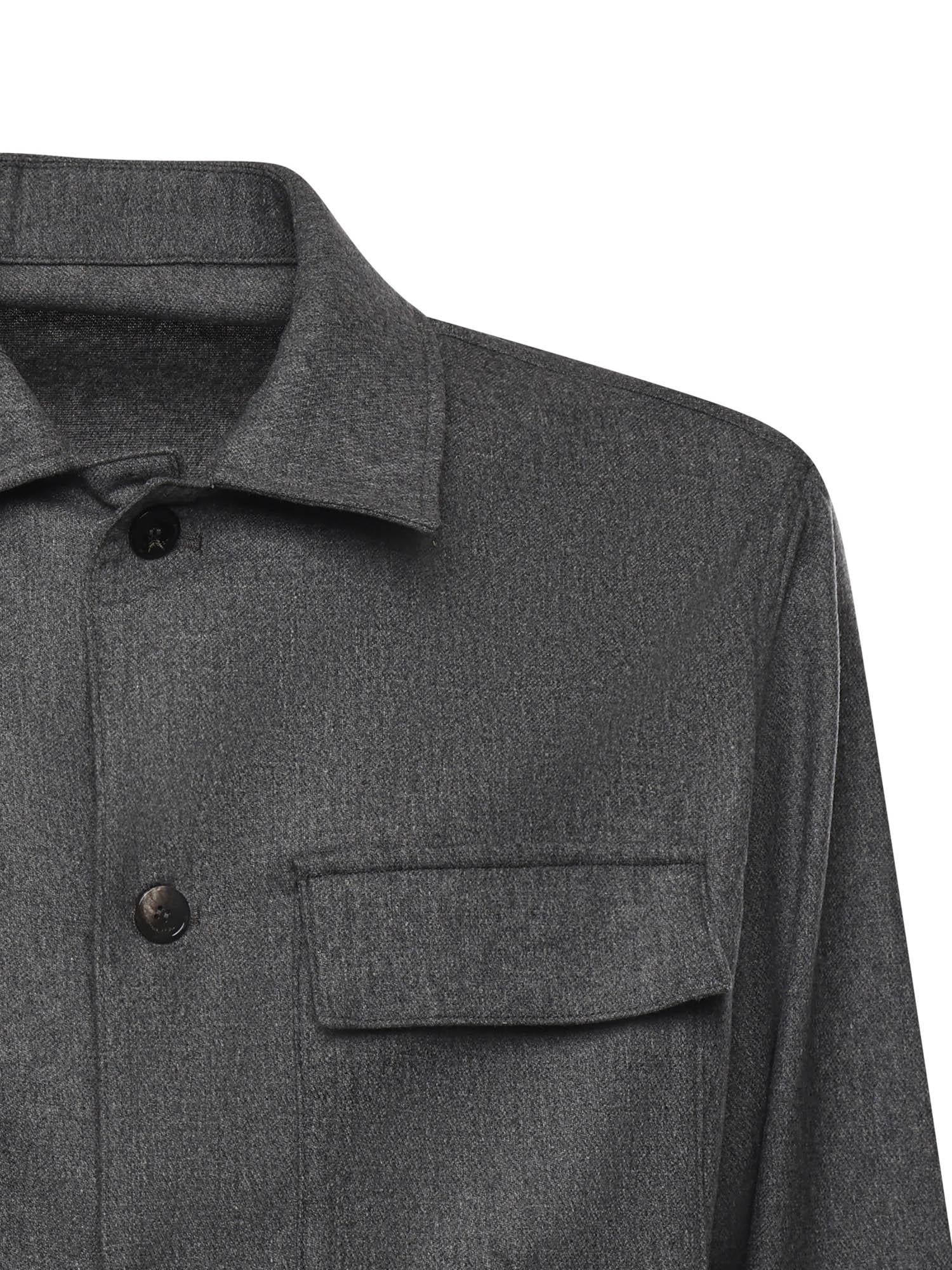 Camicia in lana MCJSP3597F25 003 MICHAEL COAL 