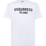 T-shirt in jersey con logo S74GD1520 D20106100 DSQUARED2 