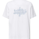 T-shirt con logo stampa frontale <BR/> BM71MG3YPL 100 GIVENCHY 