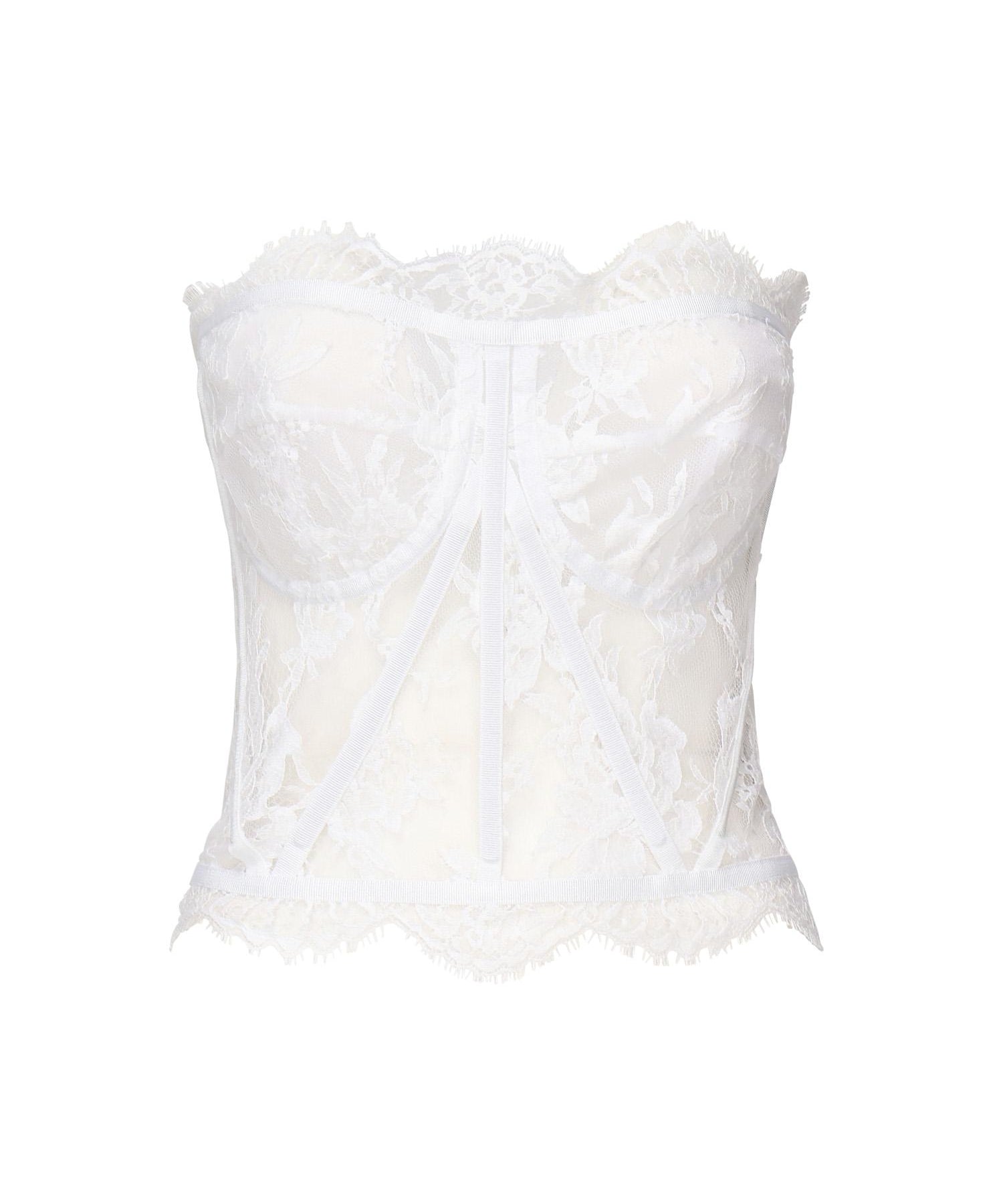 Top bustier in pizzo F72X4T HLMQJW0800 DOLCE & GABBANA 