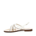 Sandali Fredy cinturino con strass 73SC8V502STR FREDYARGENTO/OFF WHITE V° 73 