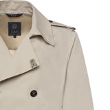 Trench in microfaille misto cotone NAM60520320ZAV C002 FAY 