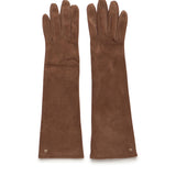 Guanti lunghi in nappa scamosciata 2524566013600 001 MAX MARA 