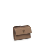 Portafoglio compatto in pelle con logo 103612 A0F1D01Q PINKO 