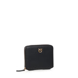 Portafoglio quadrato zip-around in pelle 100249 A0F1Z99Q PINKO 