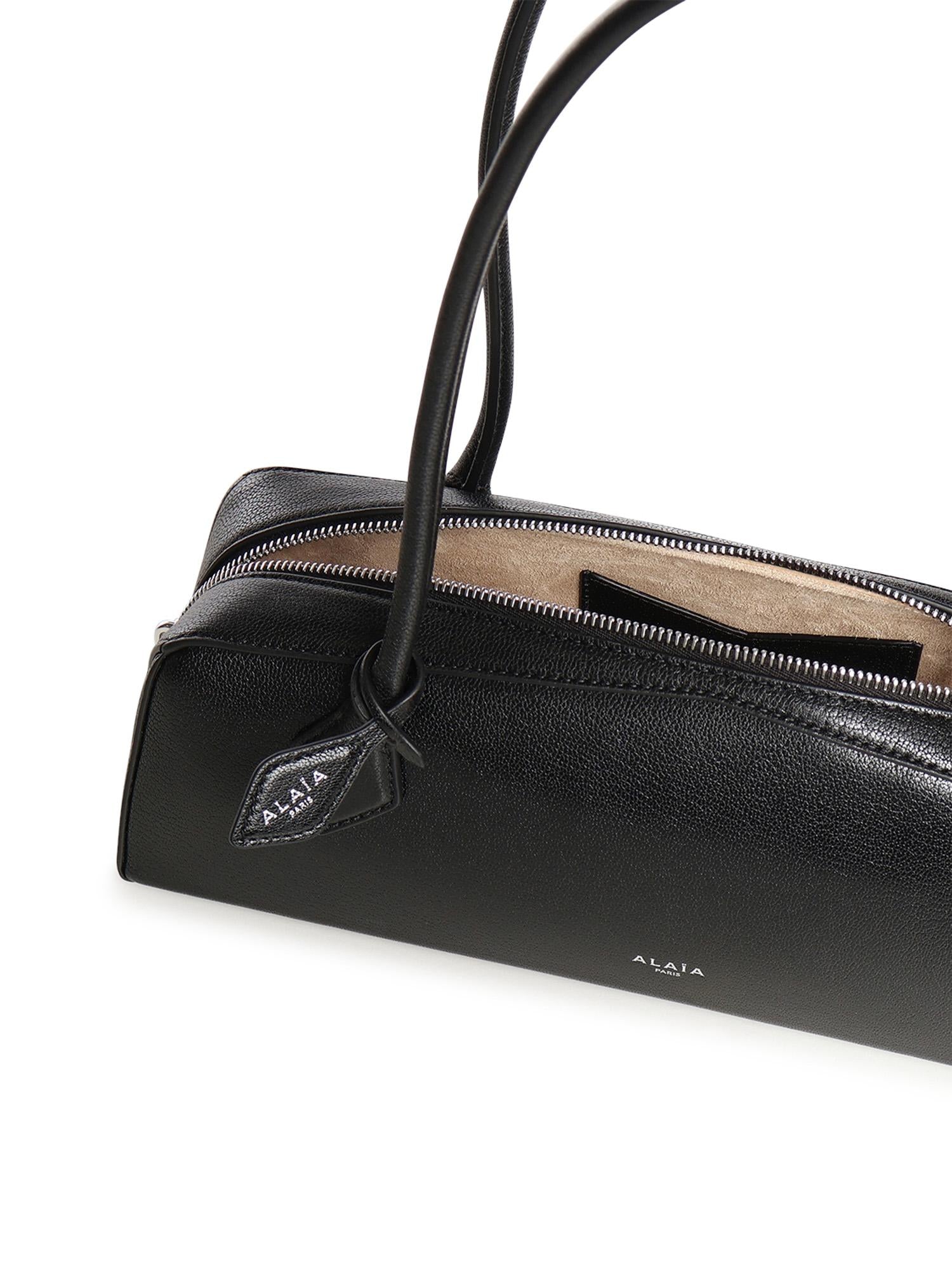 Borsa a spalla Le Teckel medium in pelle AA1S06033CA212 999 ALAIA 