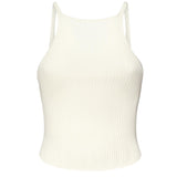 Top in maglia a coste 325MT0450FI0001 0001 COURREGES 