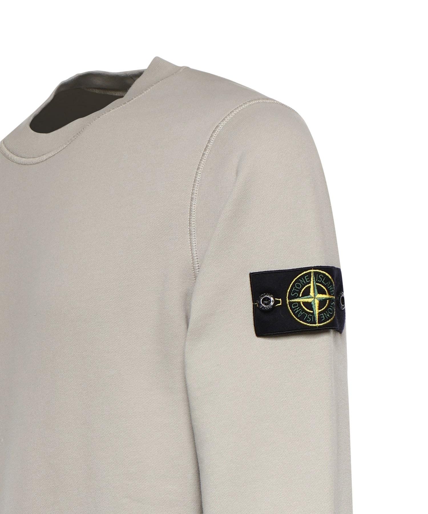 Felpa in cotone con logo L1S156100060 S0051V0061 STONE ISLAND 