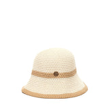 Cappello Angelica<BR/><BR/> 73CA90801 ANGELICANATURALE/CUOIO V° 73 