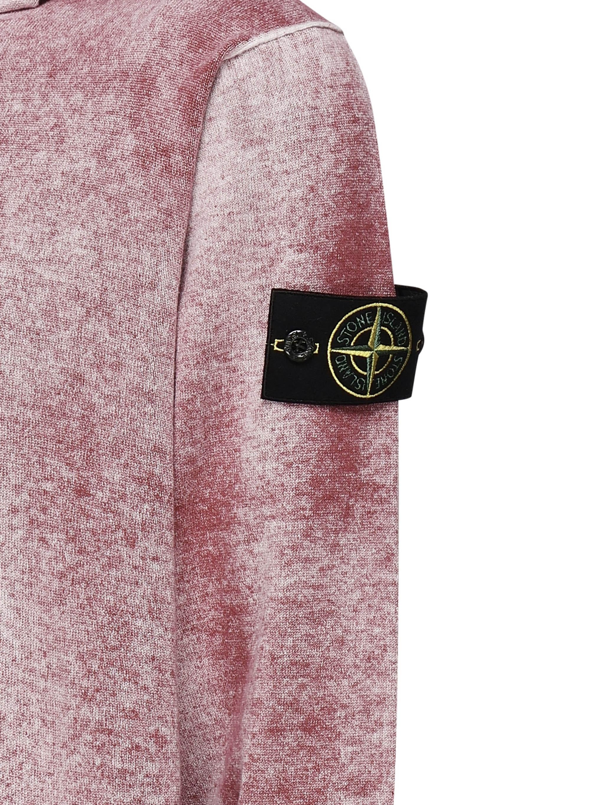 Felpa in cotone e interno aerografato K1S155100029 S00Z2V0016 STONE ISLAND 