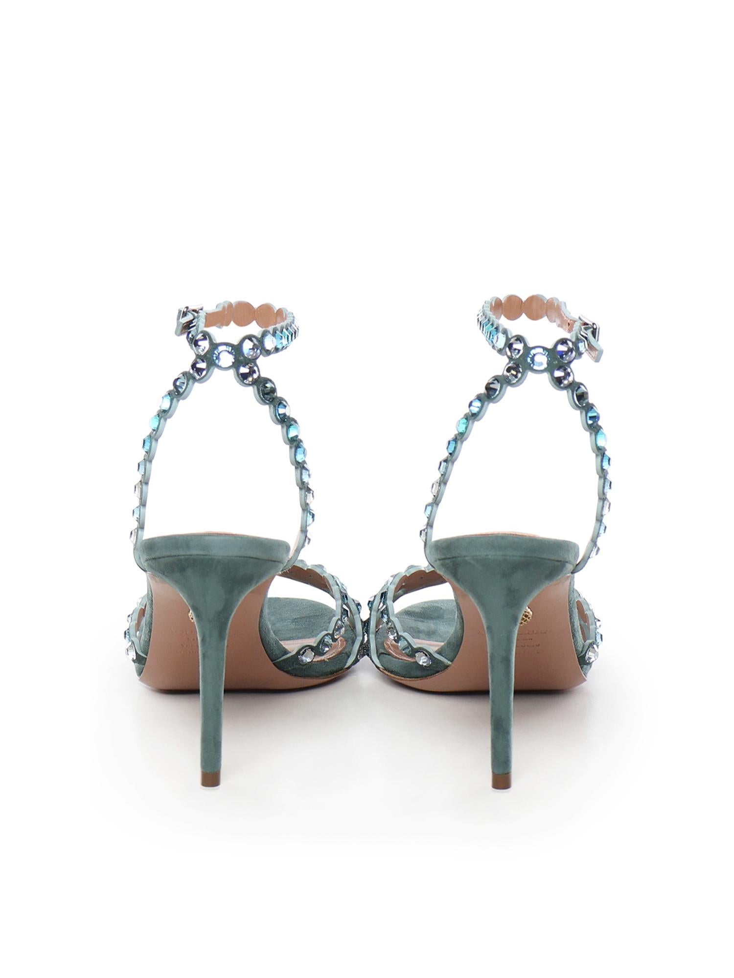 Sandali Tequila con cristalli TQLMIDS0 SUELGE AQUAZZURA 
