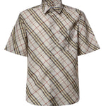 Camicia Check in lino 8123685 B8754 BURBERRY 