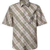 Camicia Check in lino 8123685 B8754 BURBERRY 