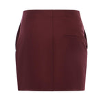 Minigonna taglio chino DN6266 ROUGE NOIRE OTTOD'AME 