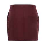 Minigonna taglio chino DN6266 ROUGE NOIRE OTTOD'AME 