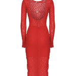 Abito in pizzo con schiena scoperta 105227 A2M5RA1 PINKO 