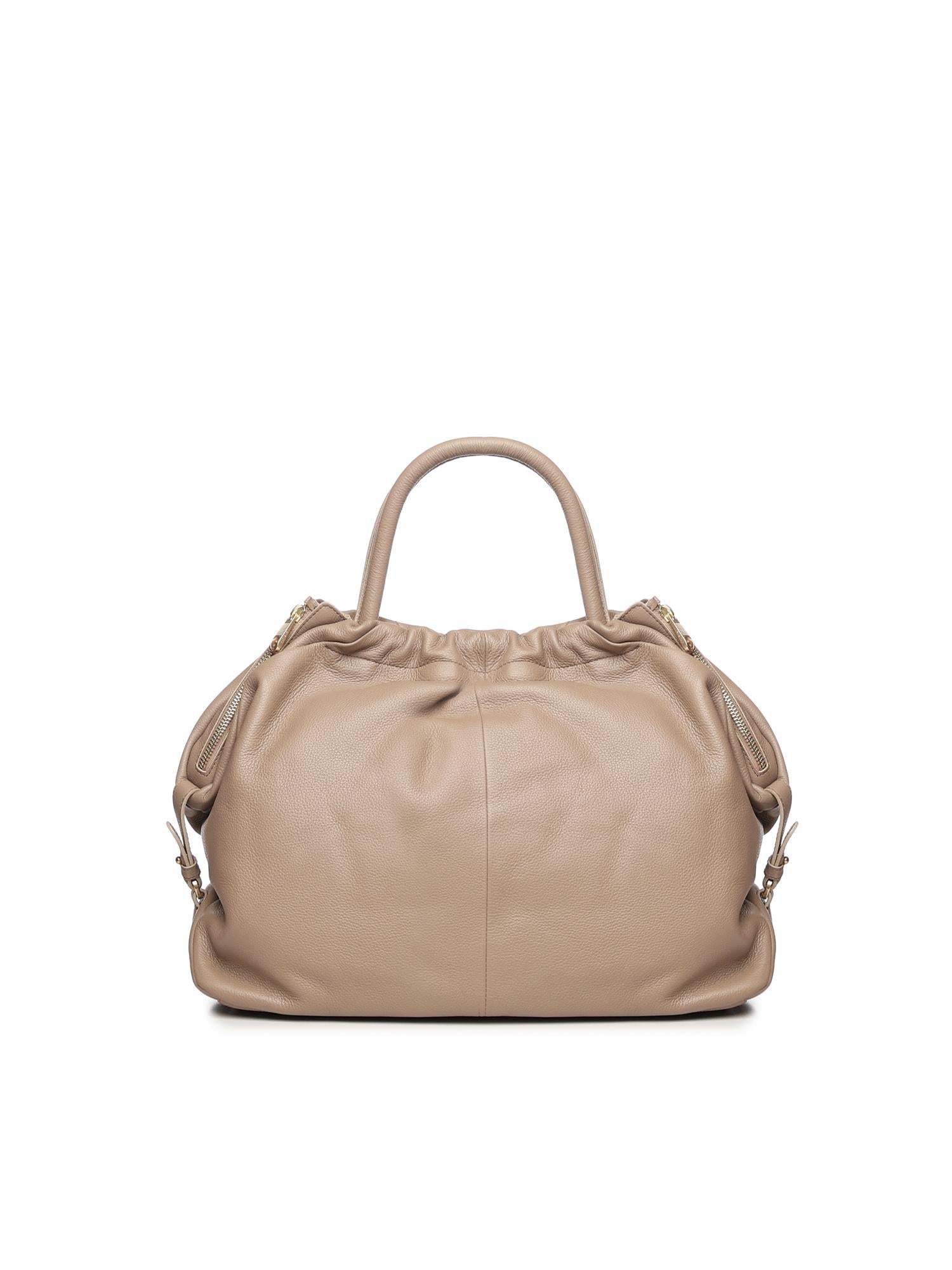 Borsa in pelle con logo BIBP9E701 TAUPE BIASIA 