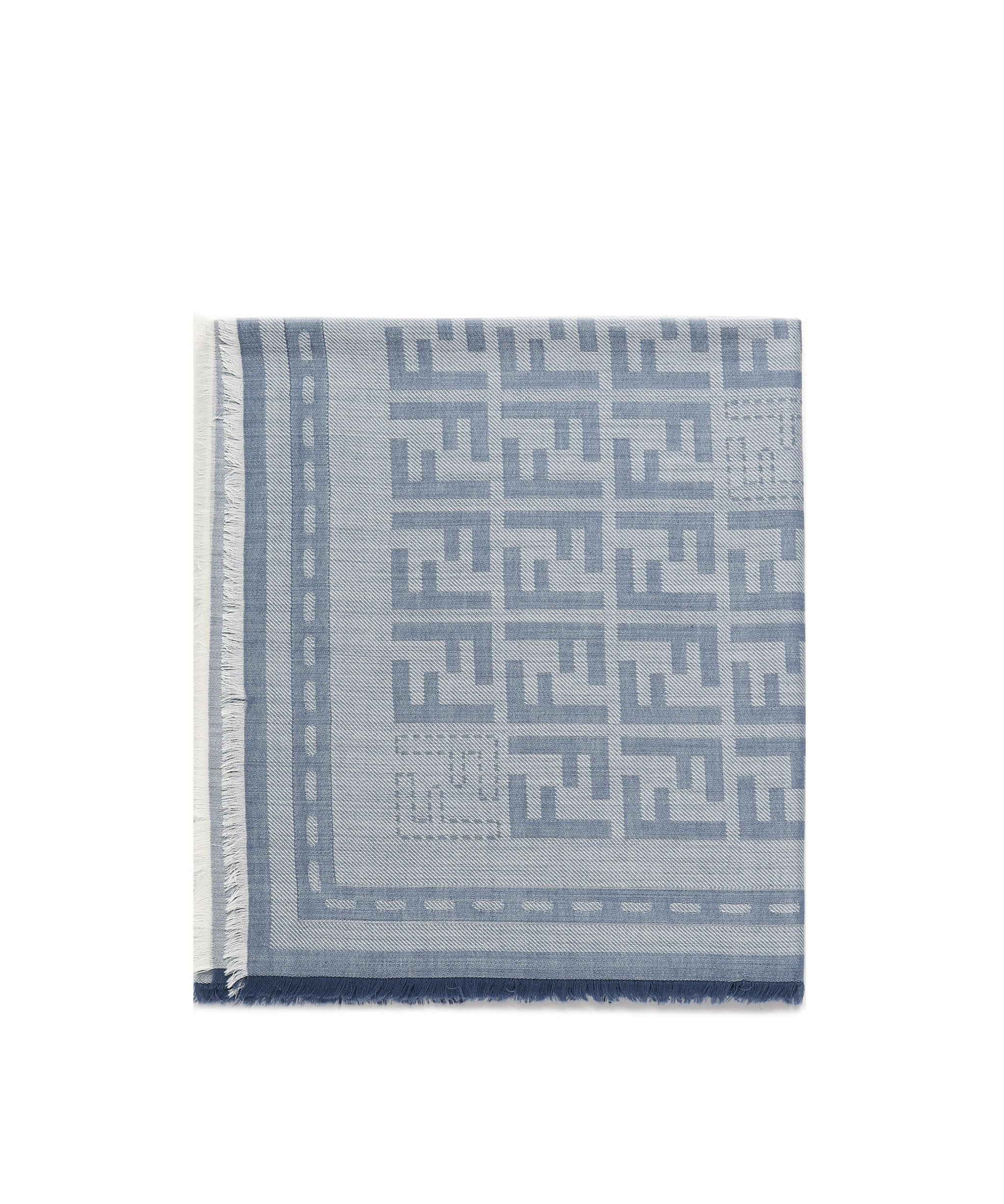 Scialle FF Jacquard in lana FXT069 AUM1F0RU7 FENDI 