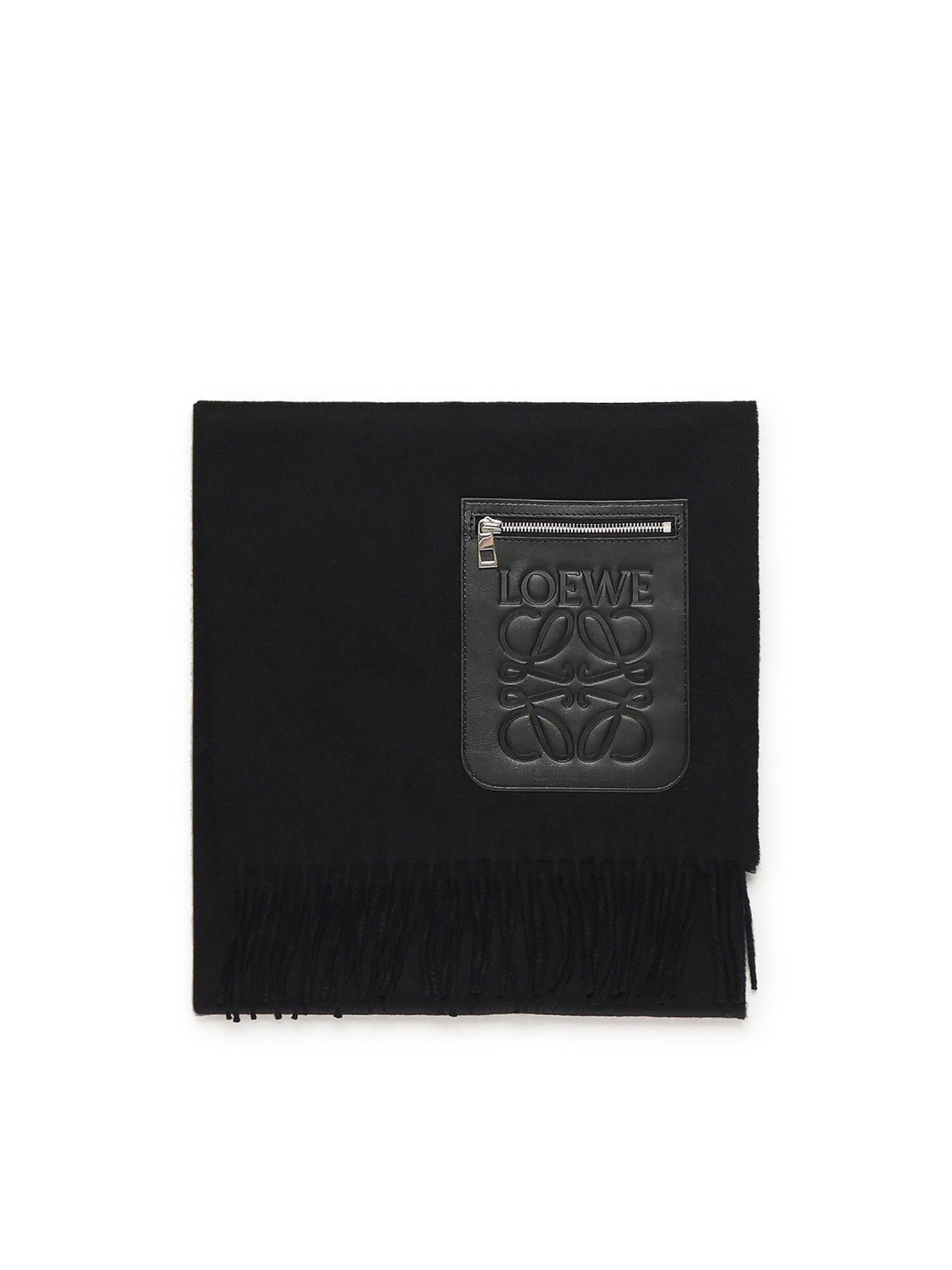 Sciarpa in lana e cashmere FSA5SS1W01 1100 LOEWE 