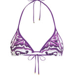 Bikini a triangolo con stampa maiolica O8A02J ONO19IP3TN DOLCE & GABBANA 
