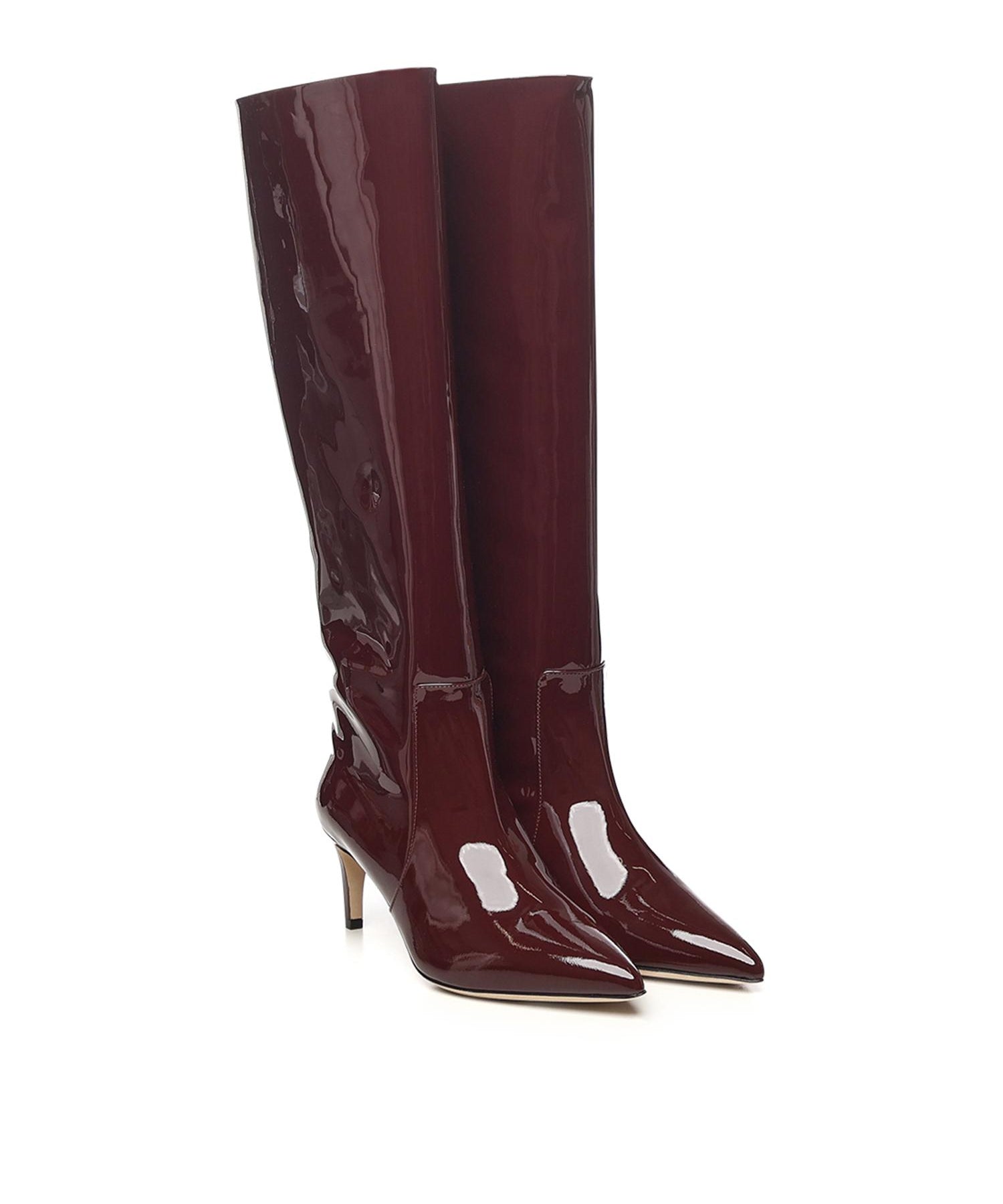 Stivali Stiletto in vernice PX504XVN01 PINOT NOIR PARIS TEXAS 