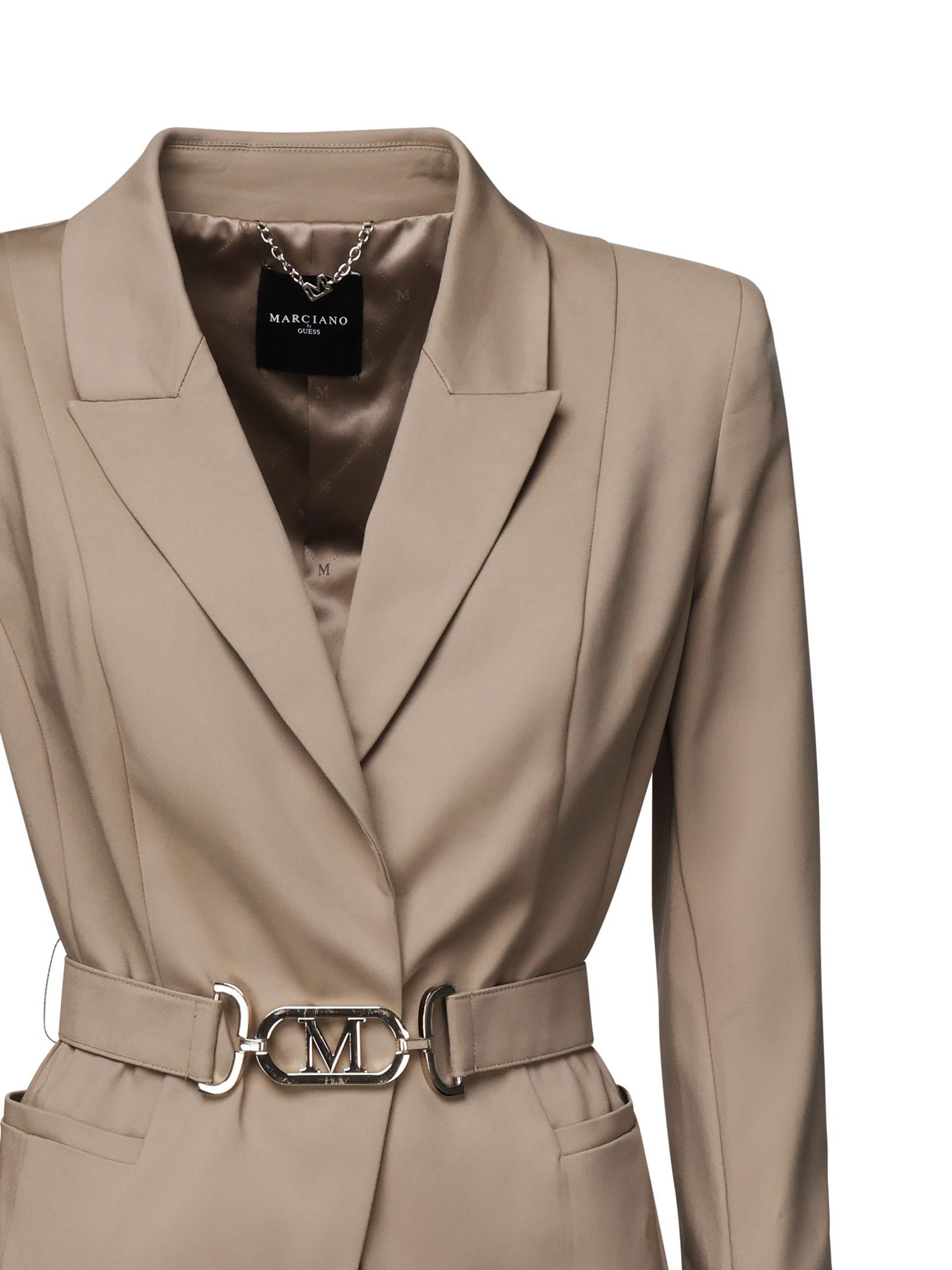 Giacca Shayla con cintura 5RGN04 9544ZG1K8 MARCIANO BY GUESS 