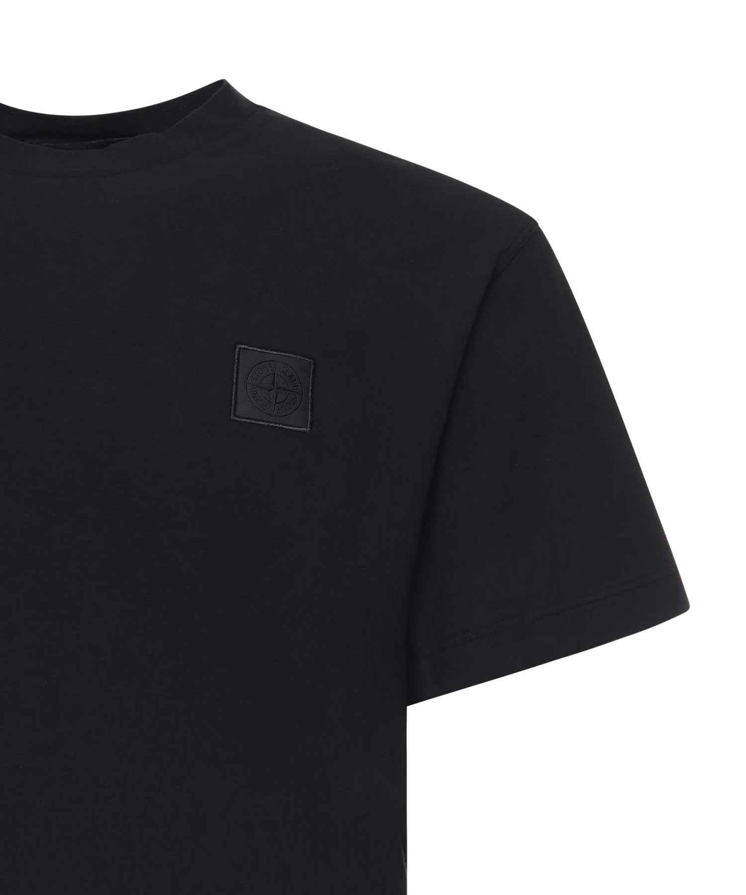 T-shirt in cotone con logo L1S152100021 S0F11V0020 STONE ISLAND 