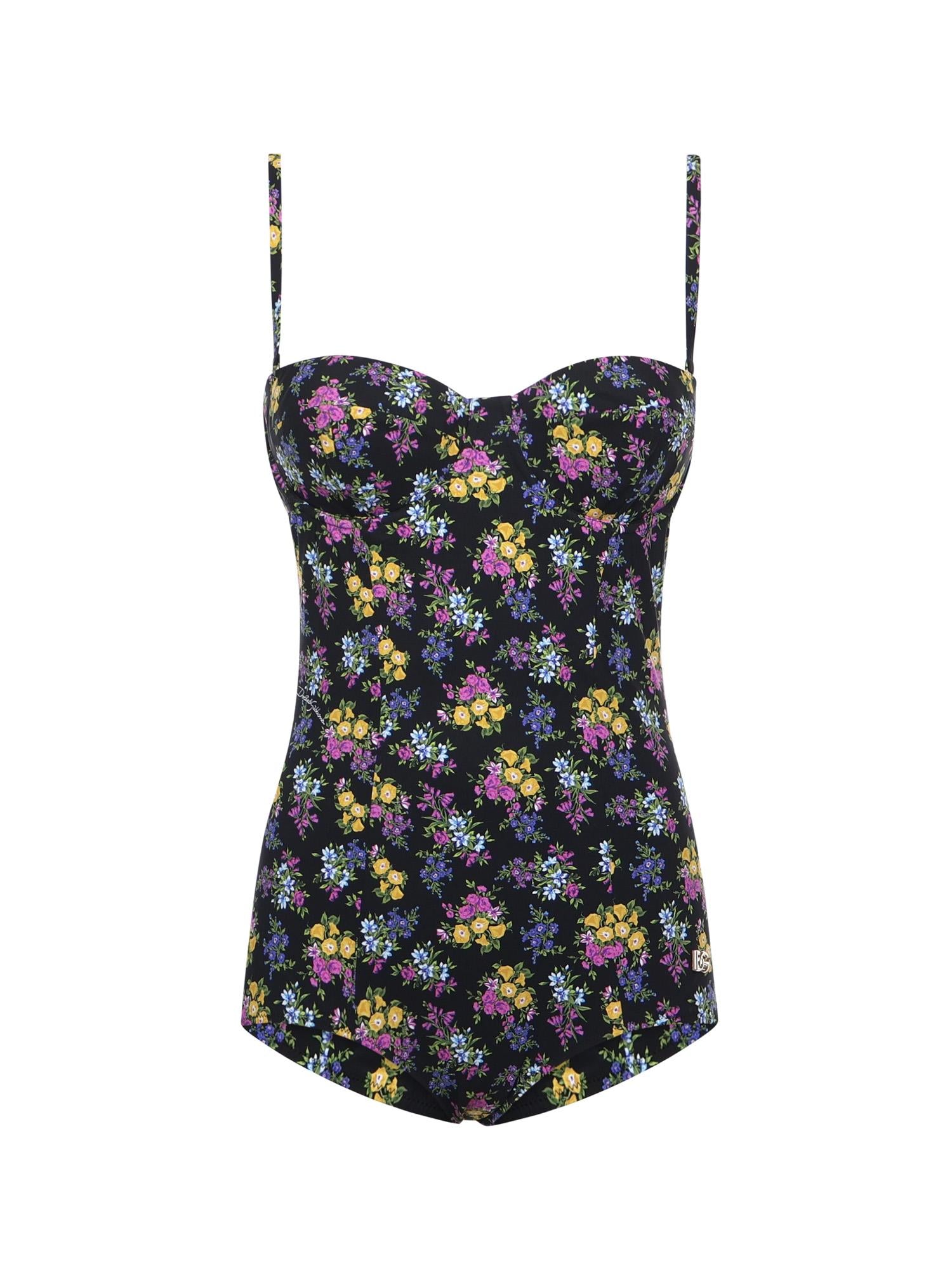 Costume intero balconcino con stampa O9A13J ON0DQHN5XL DOLCE & GABBANA 