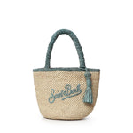 Borsa Marcy medium in raffia con logo MARR002 00221L MC2 SAINT BARTH 