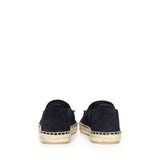 Espadrillas in pelle scamosciata velour EM005854 AF23967UB117 EMPORIO ARMANI 