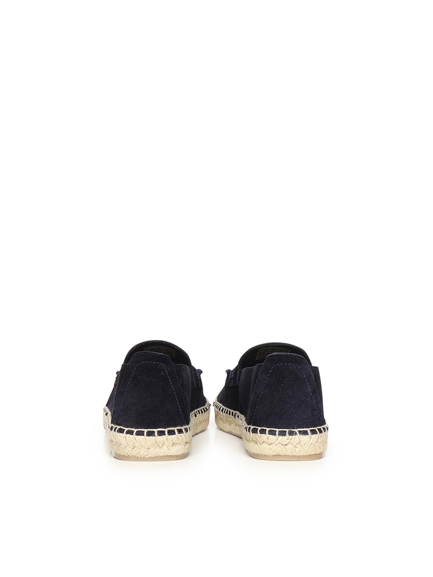 Espadrillas in pelle scamosciata velour EM005854 AF23967UB117 EMPORIO ARMANI 