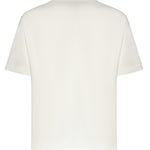 T-shirt Slogan Hibiscus in cotone JTS292CO002 OW Drôle de Monsieur 