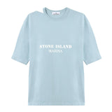 T-shirt con stampa Stone Island Marina in cotone L1S152100018 S0X16V004A STONE ISLAND 