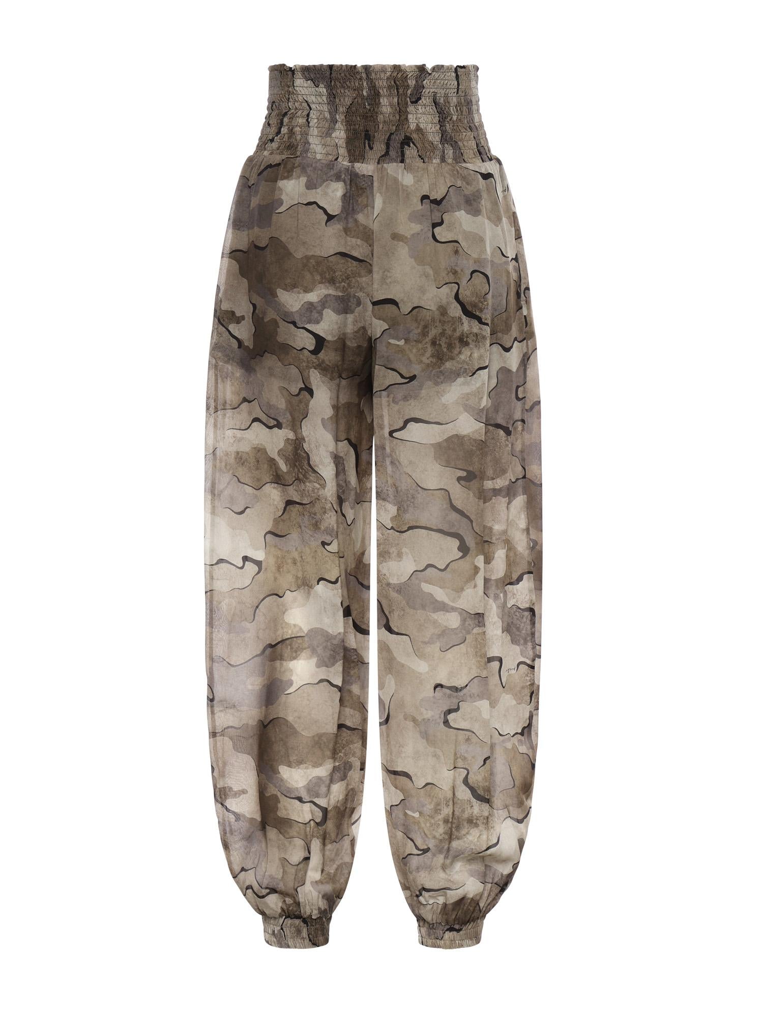 Pantaloni balloon camouflage 107732 A3N0DS4 PINKO 