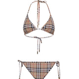 Bikini a triangolo Check 8009008 A5145 BURBERRY 