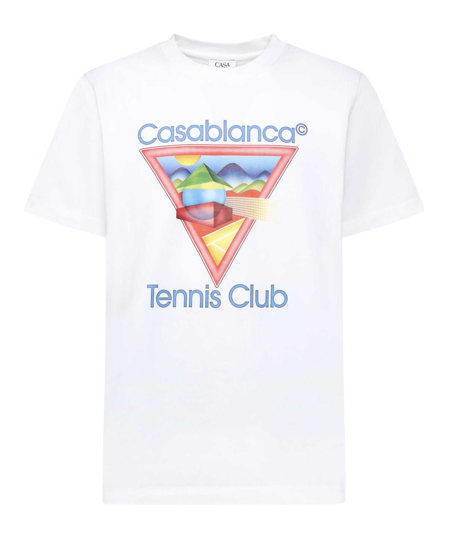 T-shirt con stampa Tennis Club MPF25JTS001 01 CASABLANCA 