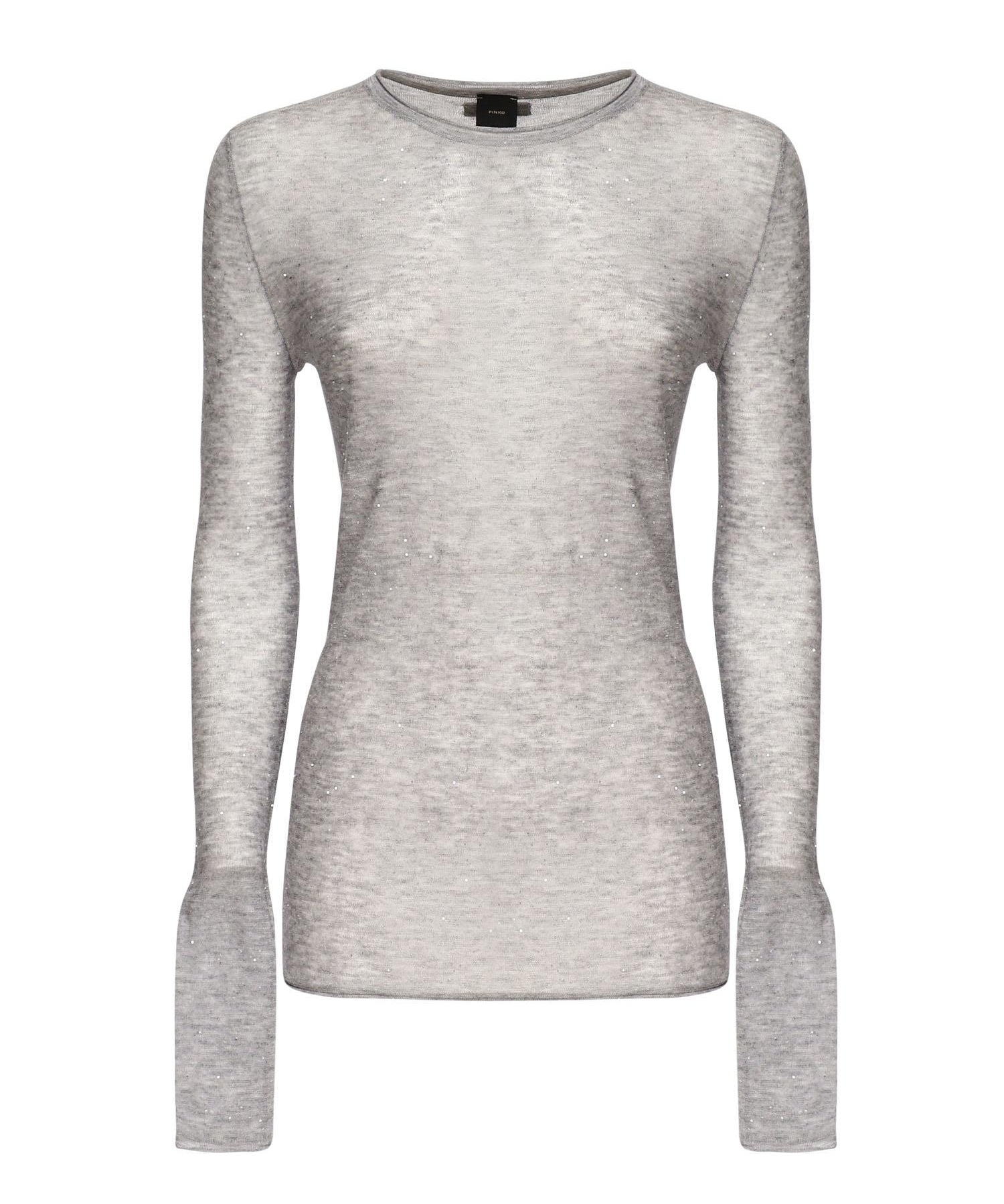 Maglia Pico con micro paillettes<BR/> 105398 A2PMI42 PINKO 