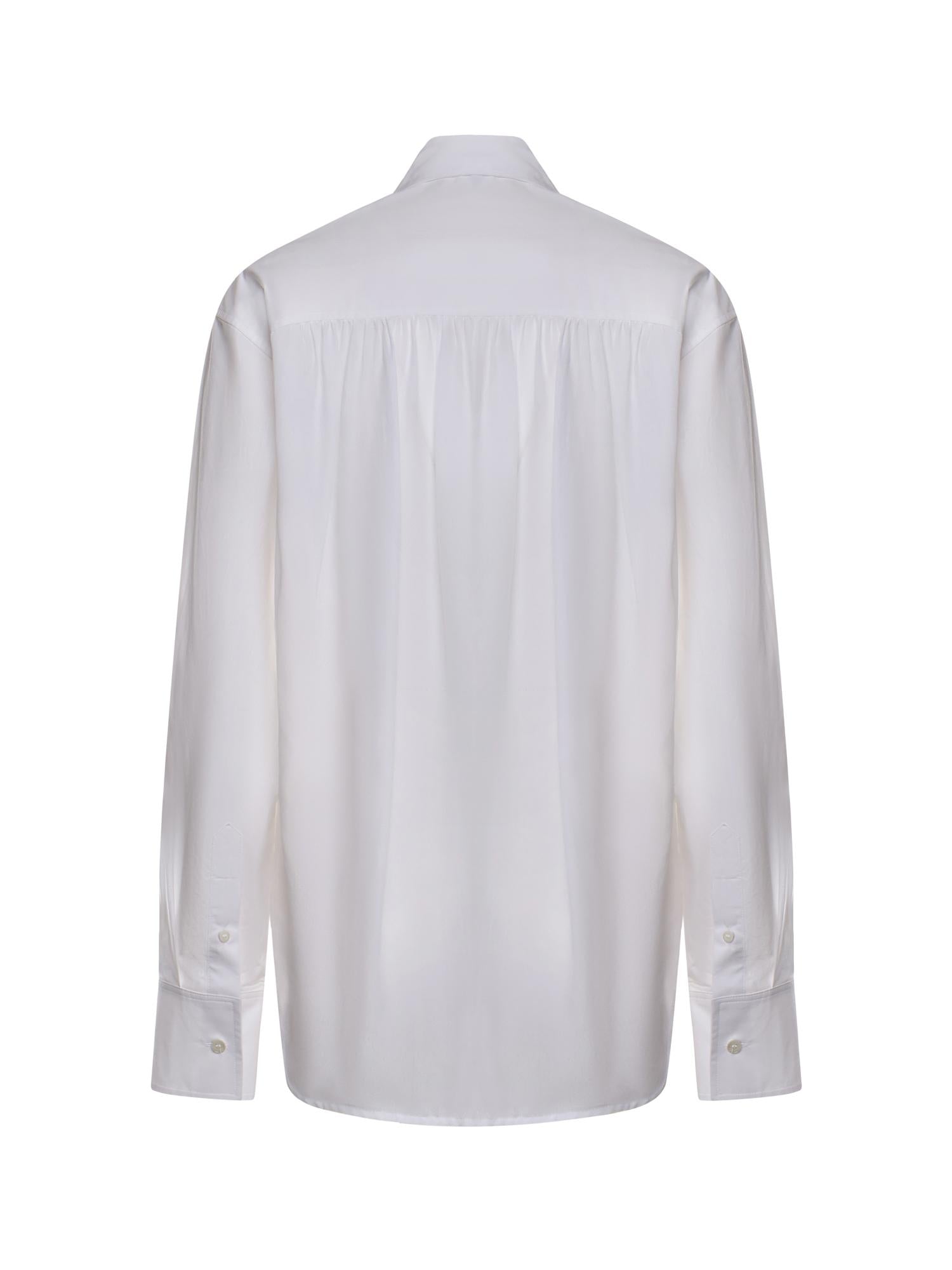 Camicia in popeline e crêpe 105434 A3DLZ04 PINKO 