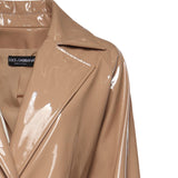 Trench in ecopelle spalmato F0W3WT FUSW7M0179 DOLCE & GABBANA 