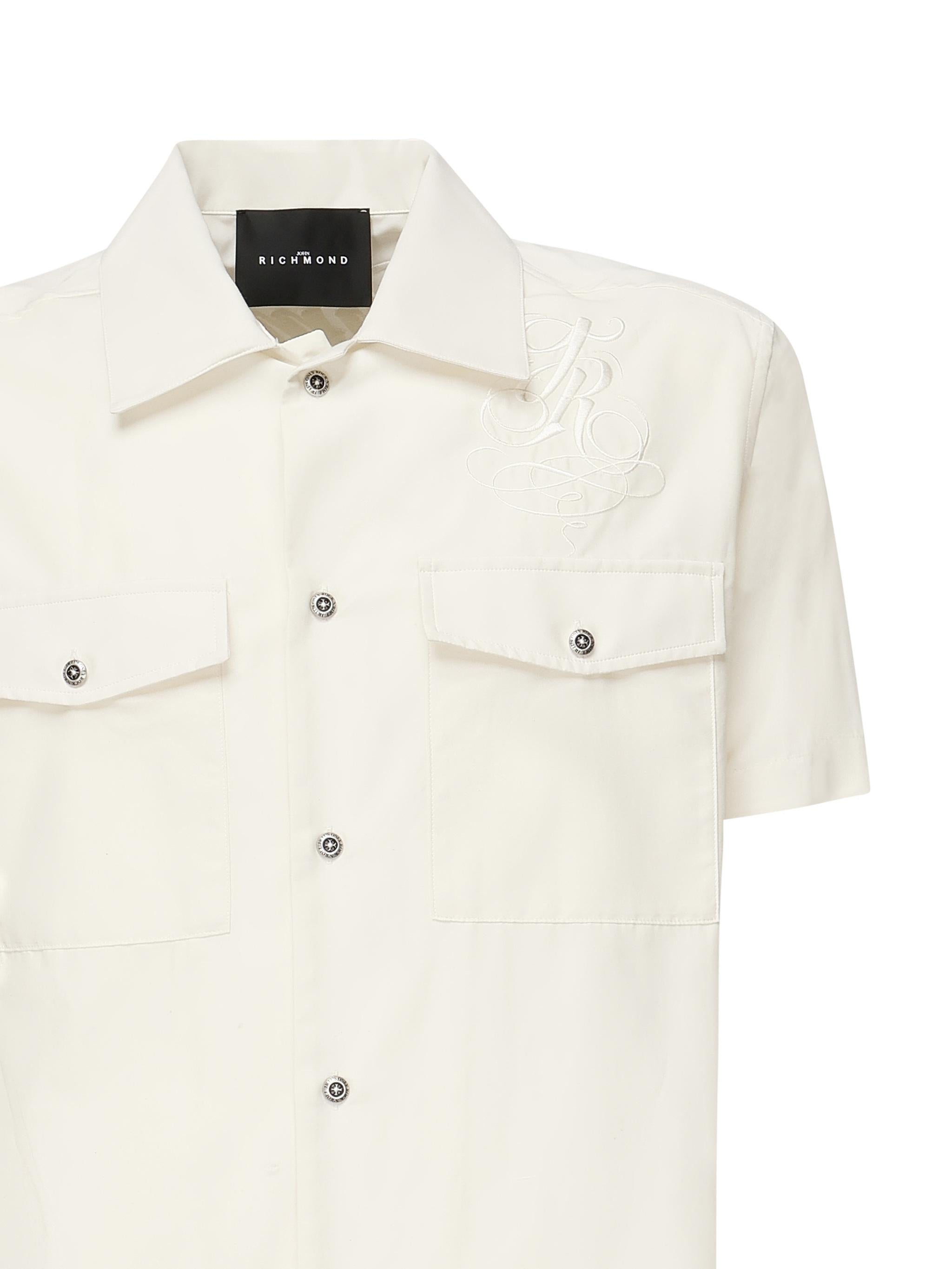 Camicia Chuy con ricamo logo RMP25231CA  JOHN RICHMOND 