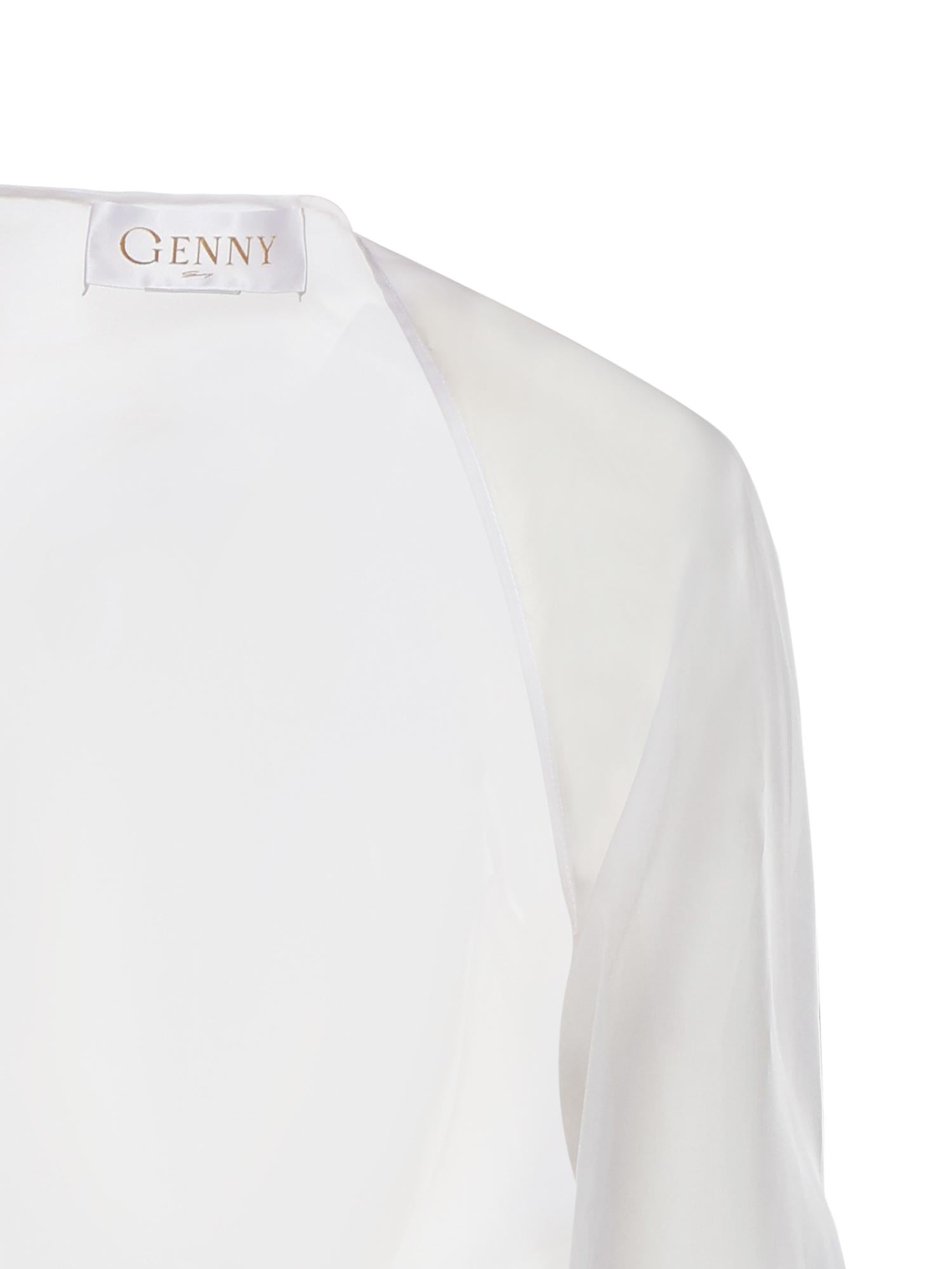 Coprispalle in organza di seta 80AJQ52A N0193003 GENNY 