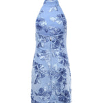 Mini abito ricamato a fiori 116011 1321 ROTATE 