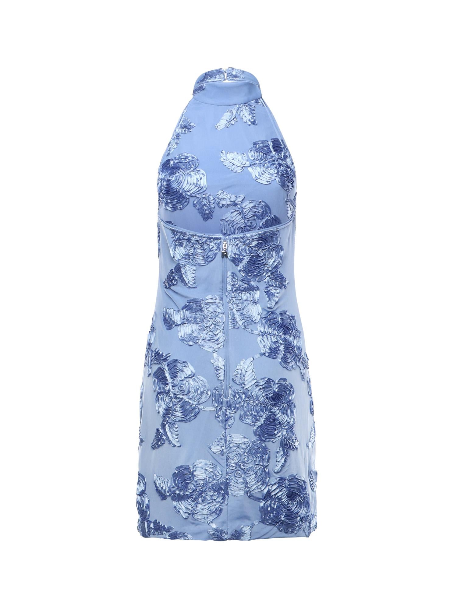 Mini abito ricamato a fiori 116011 1321 ROTATE 