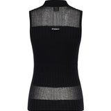 Canotta a polo in maglia a coste 106318 A34BZ99 PINKO 